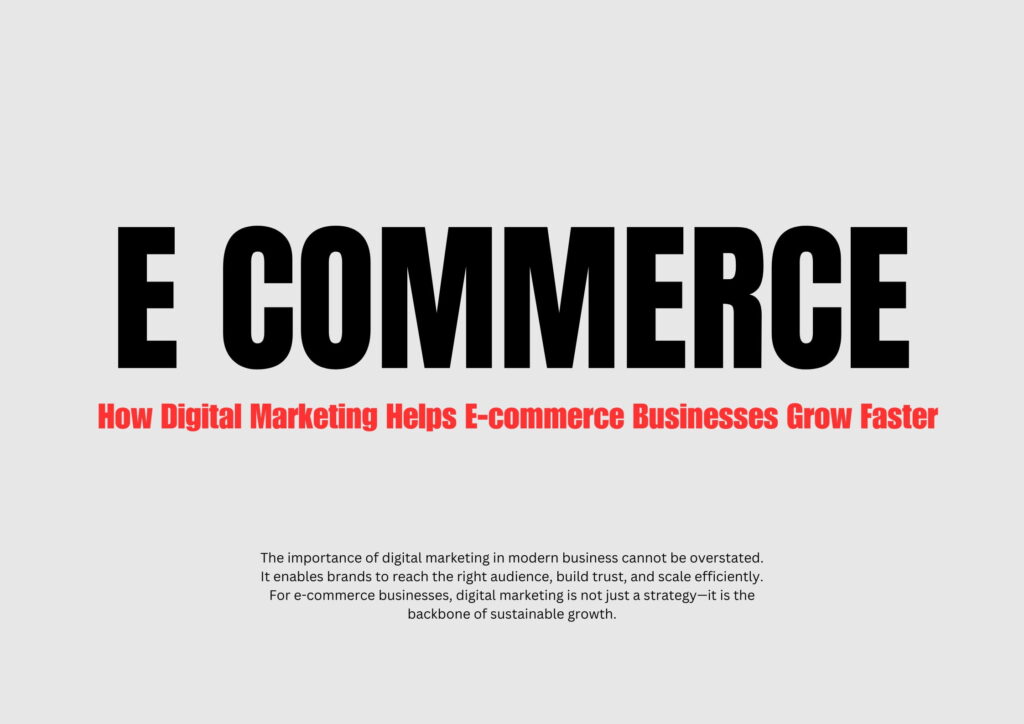 Digital Marketing for E-Commerce